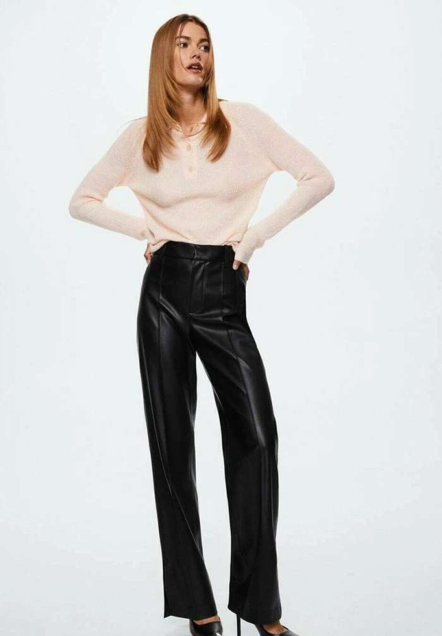 Clothing * | Mango Maki Trousers Black