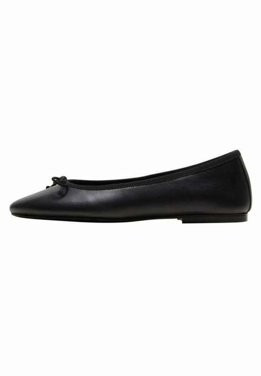 Shoe * | Mango Paso Ballet Pumps Schwarz