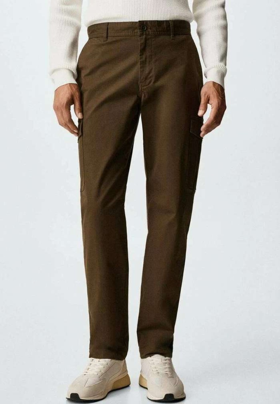 Clothing * | Mango Daniel Cargo Trousers Brazowy