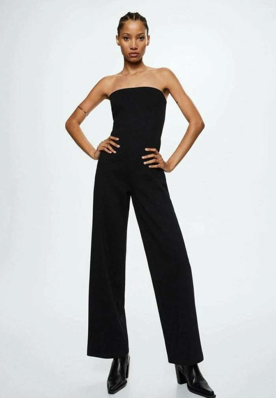 Clothing * | Mango Bismark Jumpsuit Black