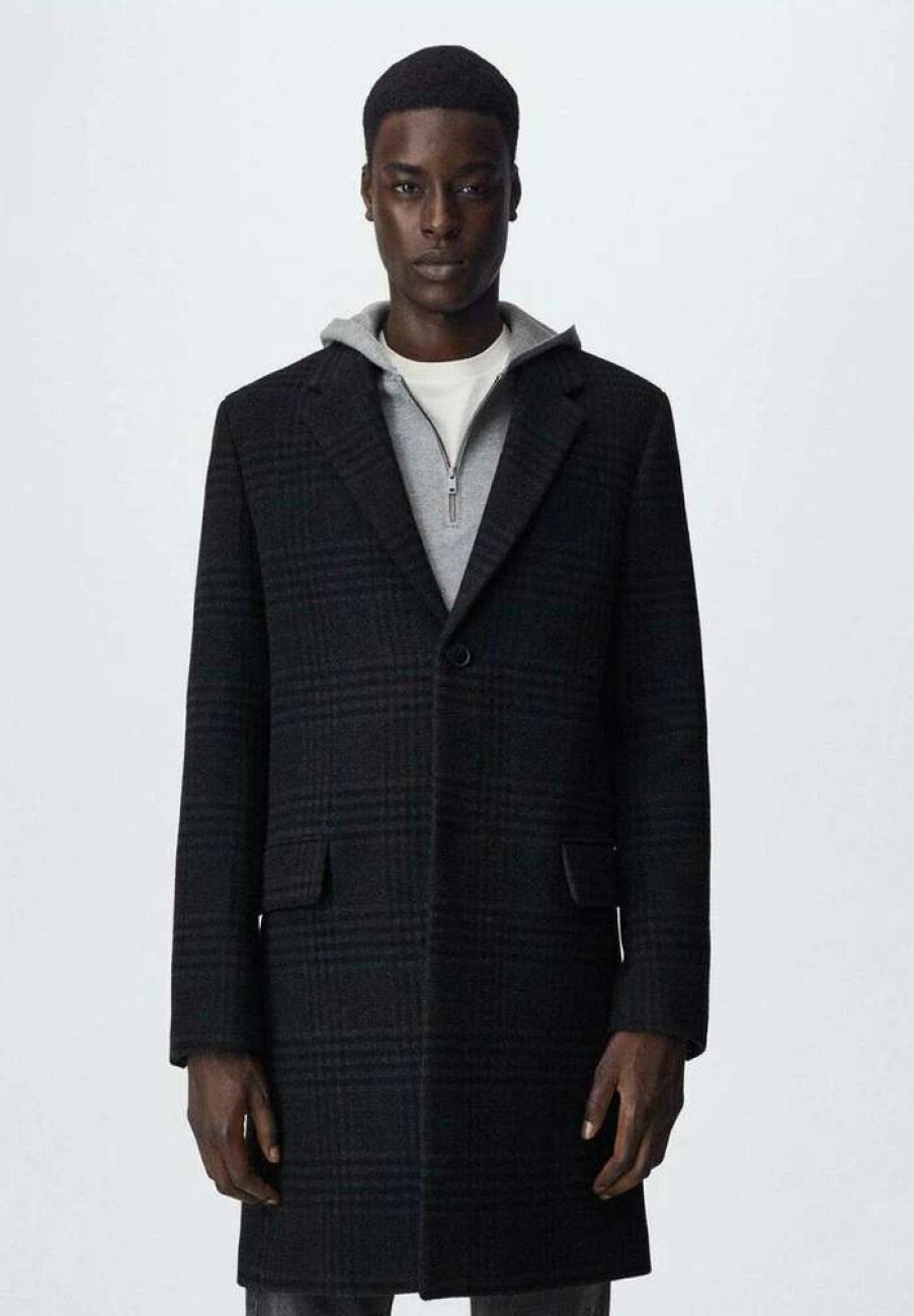 Clothing * | Mango Utah Classic Coat Czarny