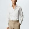 Clothing * | Mango Venice Formal Shirt Hvit