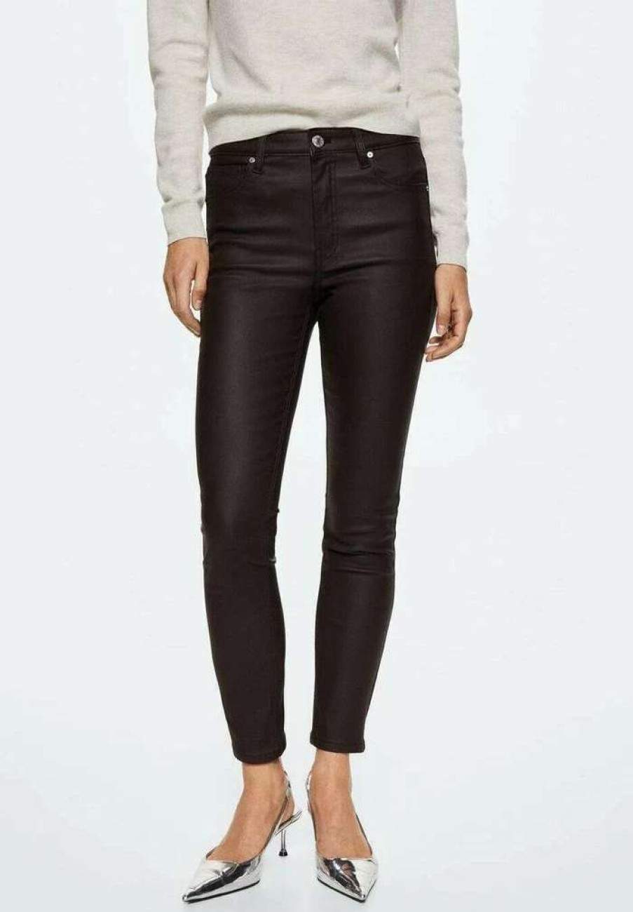 Clothing * | Mango Isa Jeans Skinny Fit Chokoladebrun