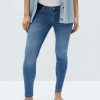 Clothing * | Mango Mternityi Jeans Skinny Fit Medium Blue