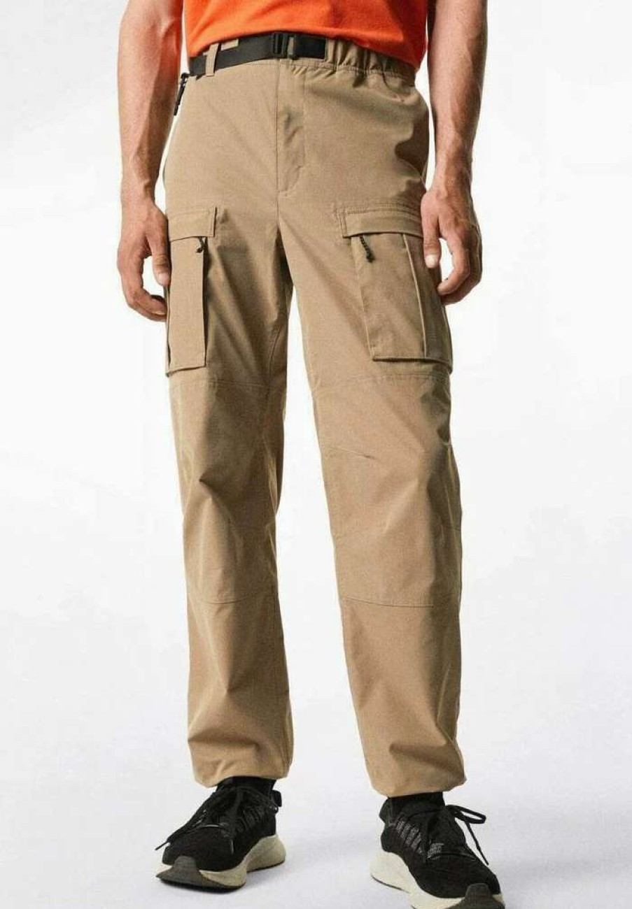 Clothing * | Mango Astorgl Cargo Trousers Beige