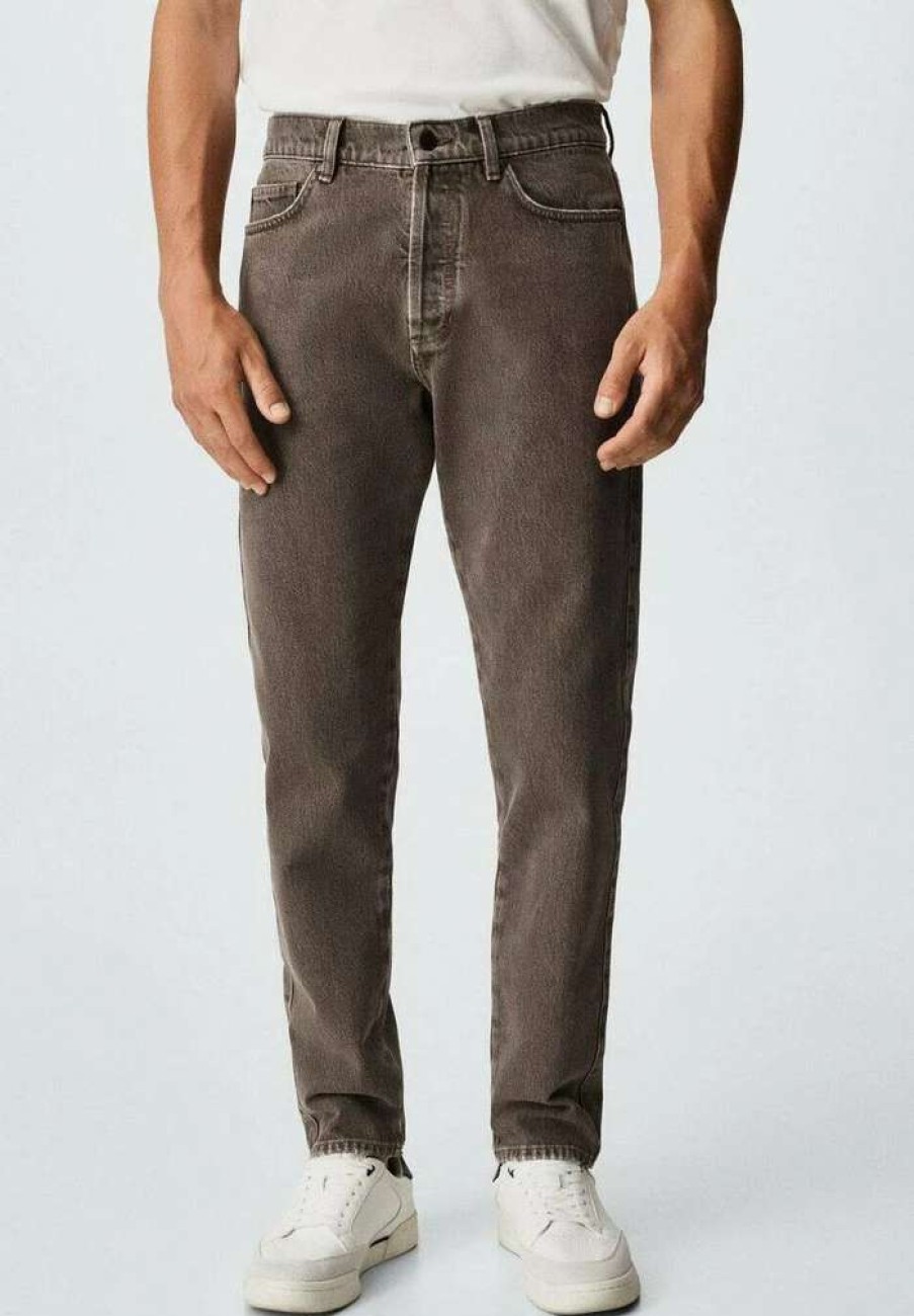 Clothing * | Mango Joel Straight Leg Jeans Bruin