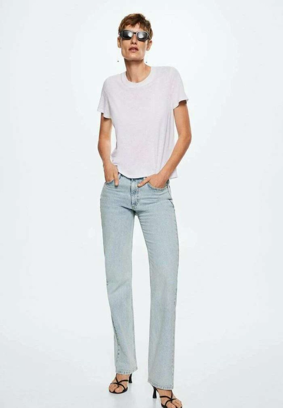 Clothing * | Mango Matilda Straight Leg Jeans Lysebla