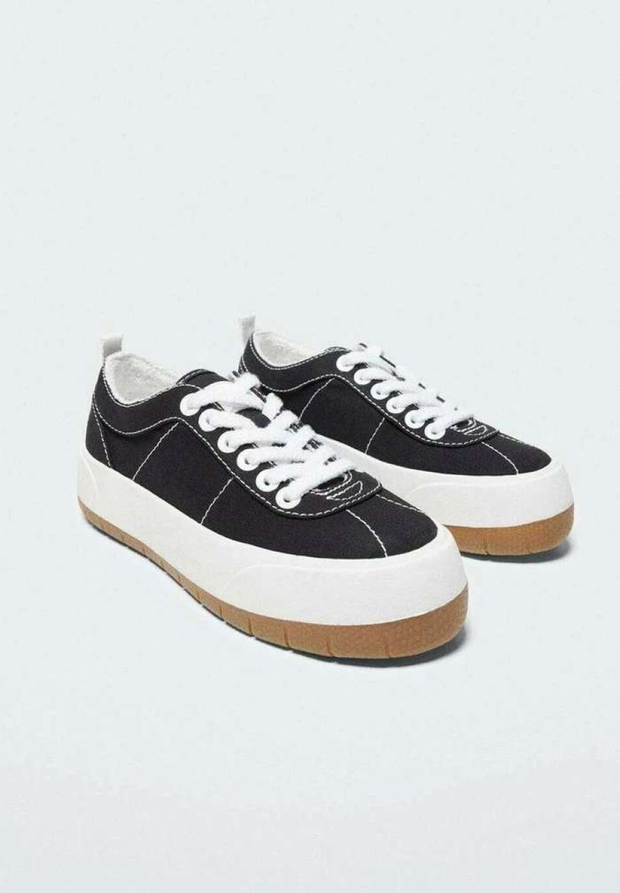 Shoe * | Mango Bubble Trainers Black