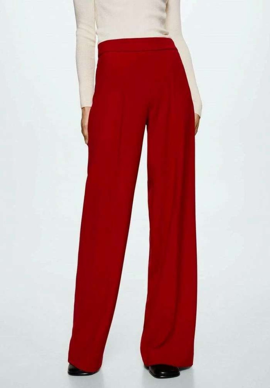 Clothing * | Mango Vermell Trousers Rouge