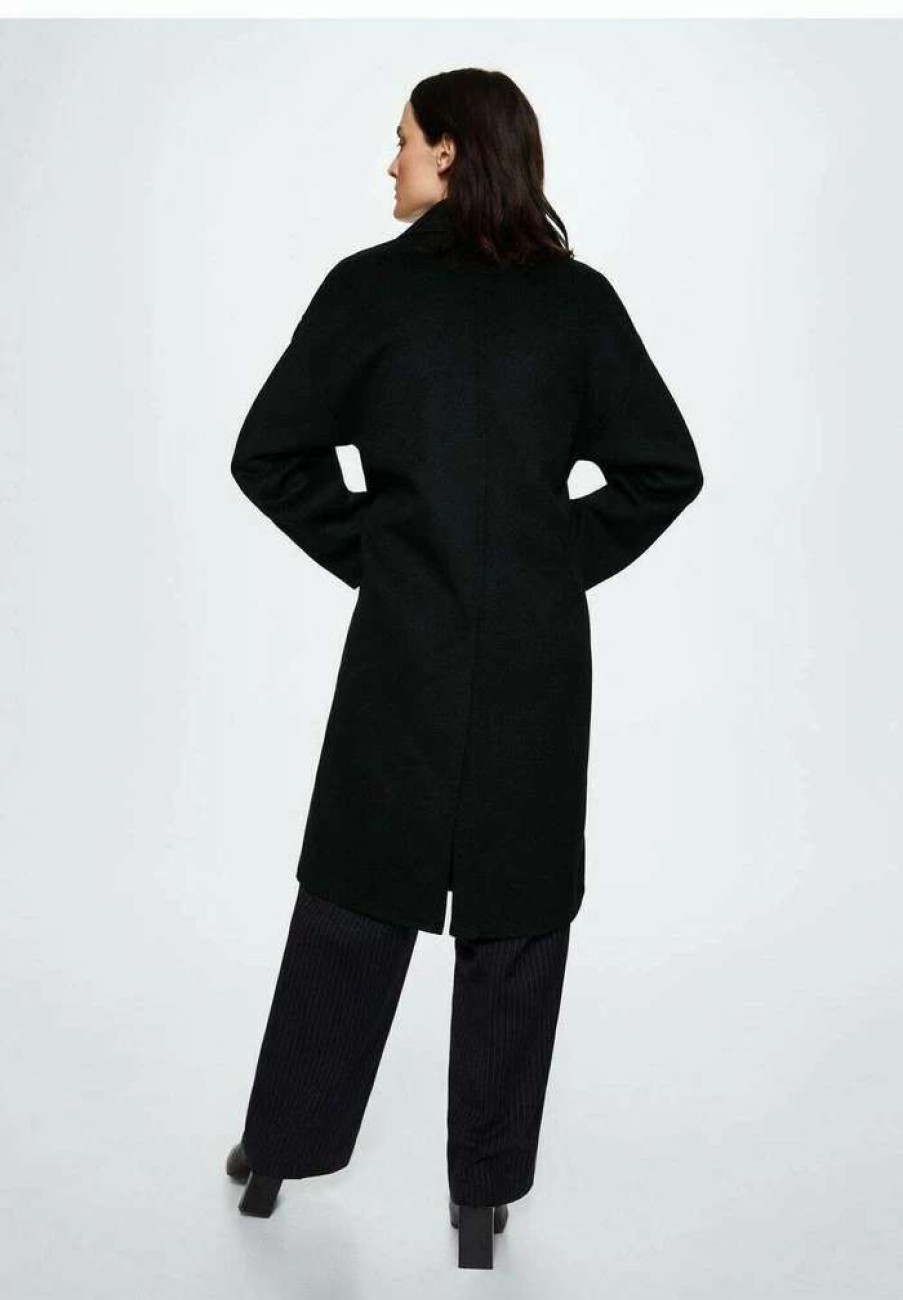 Clothing * | Mango Picarol Classic Coat Black