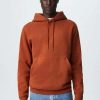 Clothing * | Mango Bono Hoodie Orange Fonce