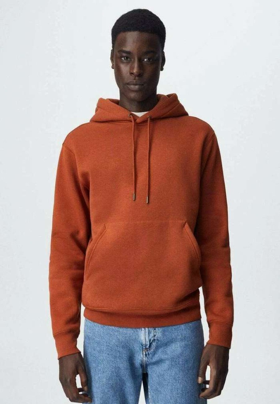 Clothing * | Mango Bono Hoodie Orange Fonce