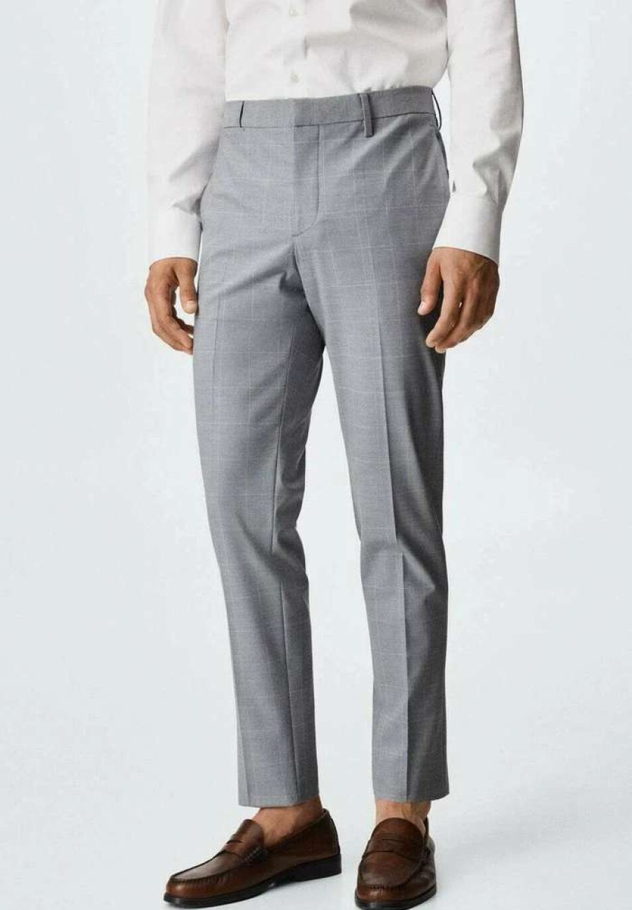 Clothing * | Mango Trousers Gris