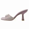 Shoe * | Mango Brilly Heeled Mules Pink