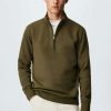 Clothing * | Mango Winny Sweatshirt Khaki