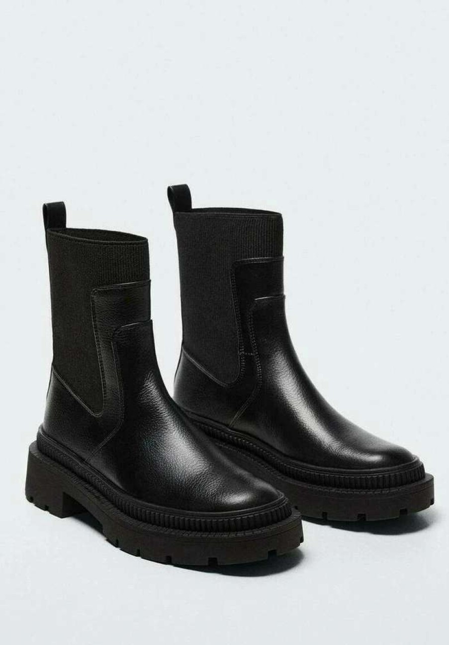 Shoe * | Mango Ying Classic Ankle Boots Sort