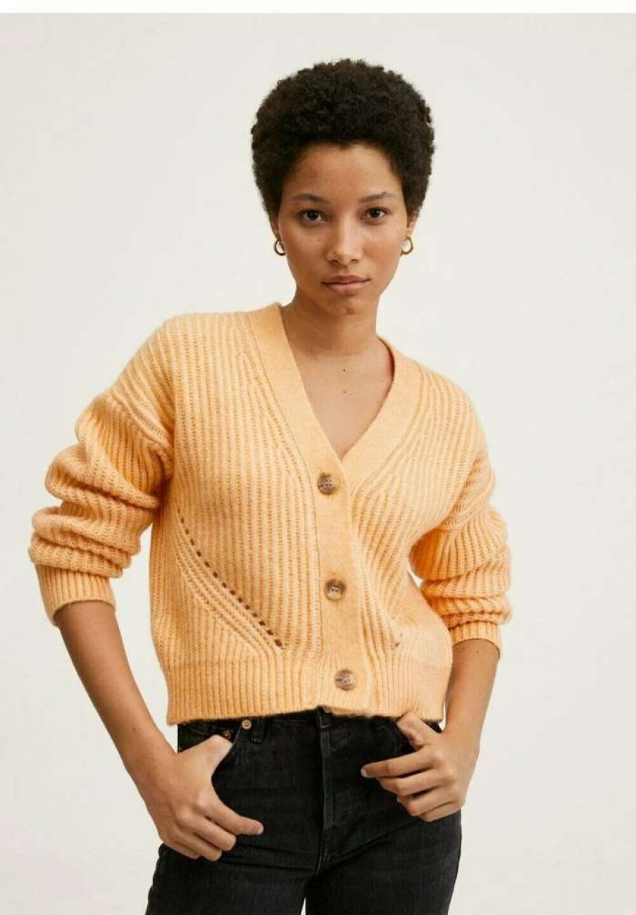 Clothing * | Mango Cardigan Peche