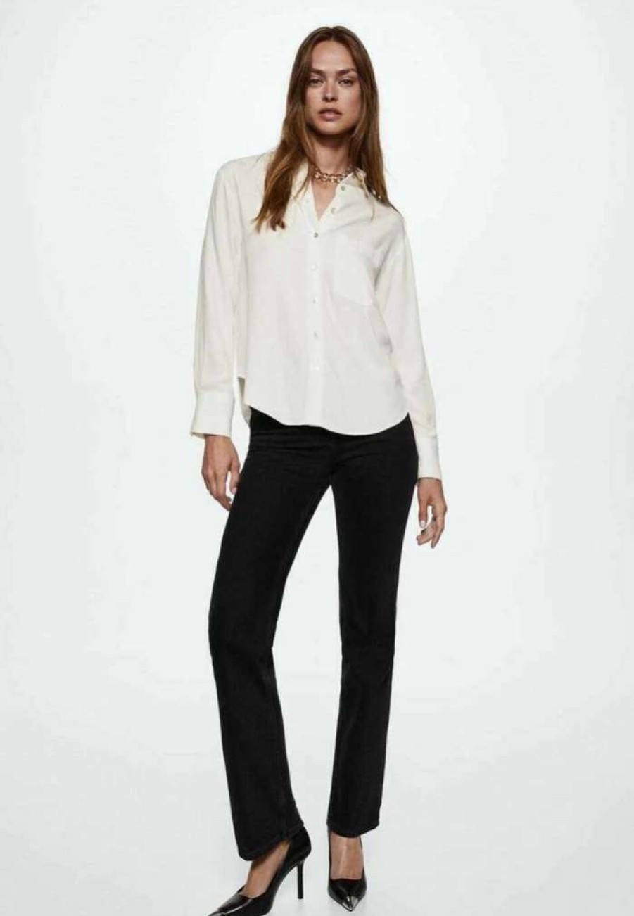 Clothing * | Mango Galita Button-Down Blouse Rahvid