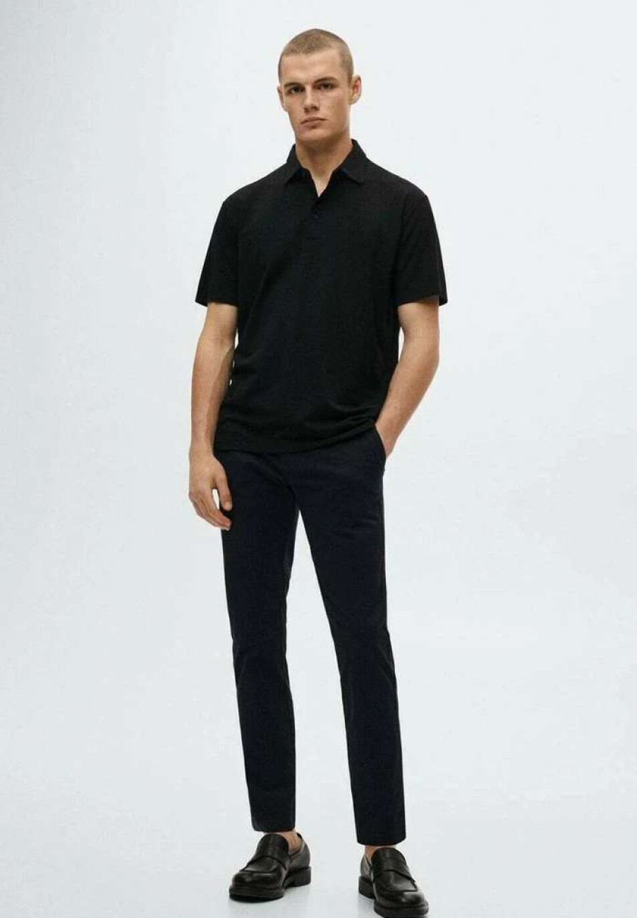 Clothing * | Mango Ezequi Polo Shirt Black