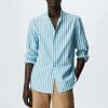 Clothing * | Mango Bota Shirt Blau