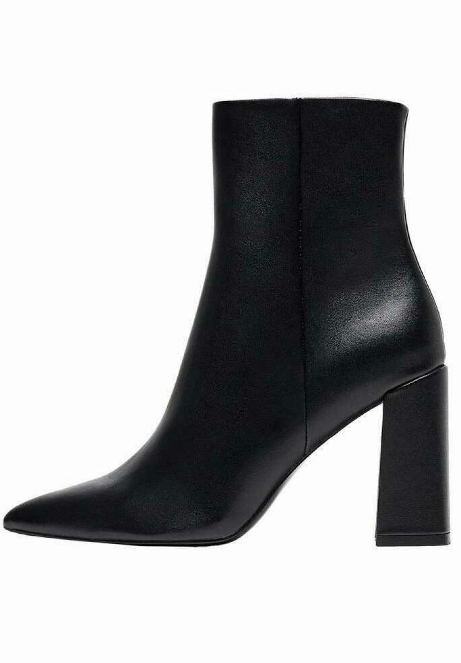 Shoe * | Mango Giro Classic Ankle Boots Zwart