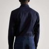 Clothing * | Mango Emeritol Formal Shirt Azul Marino