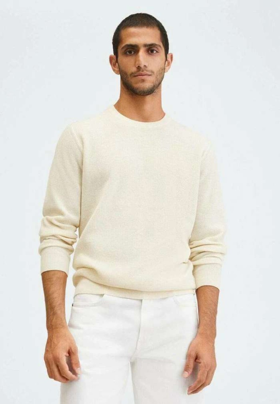 Clothing * | Mango Antigua I Jumper Cremeweis