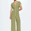 Clothing * | Mango Pleaty Jumpsuit Gron