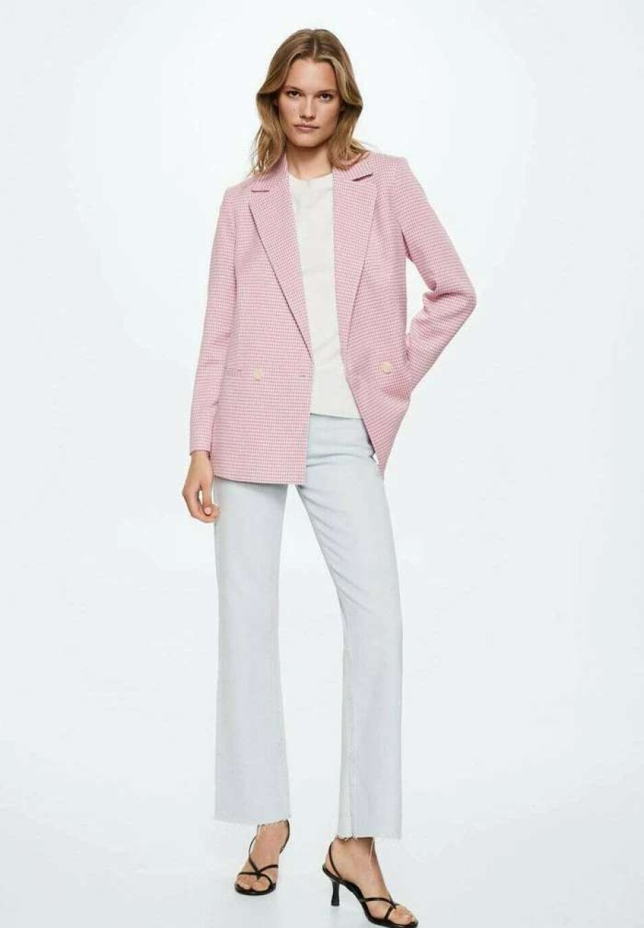 Clothing * | Mango Carlota Blazer Rose Pastel