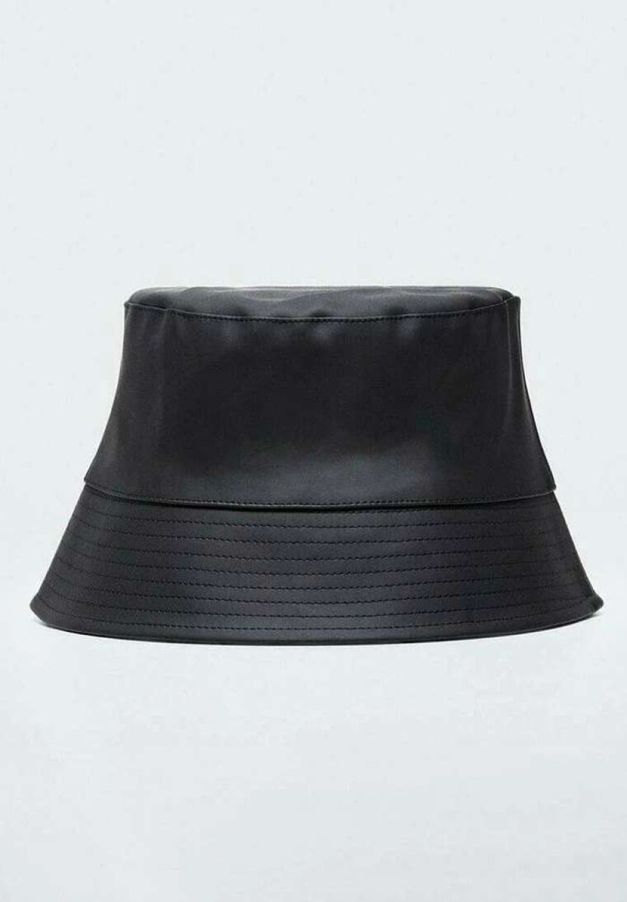 Accessoires * | Mango Rubberbu Hat Noir