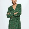 Clothing * | Mango Day Dress Vert