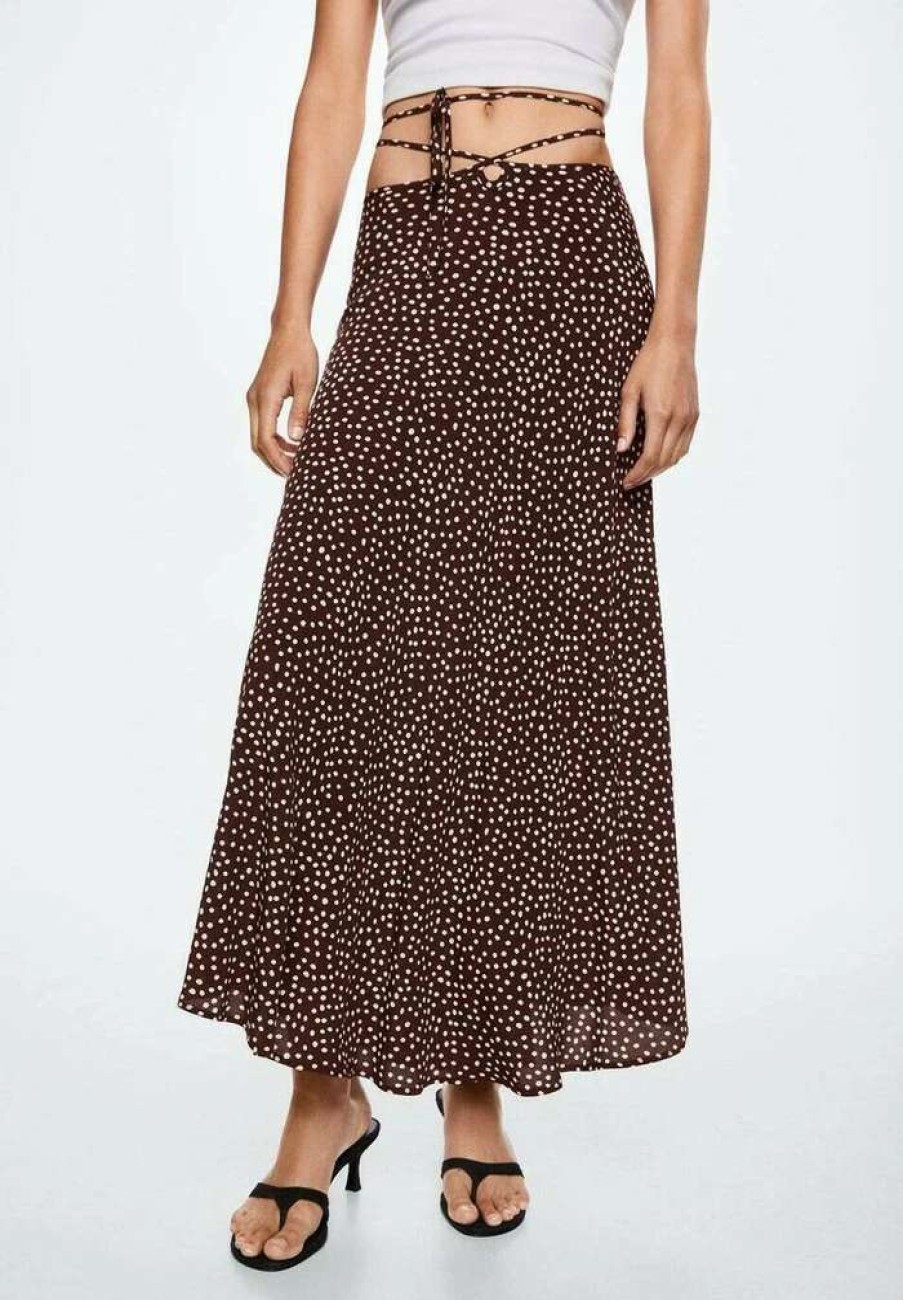 Clothing * | Mango Davinia Maxi Skirt Brown