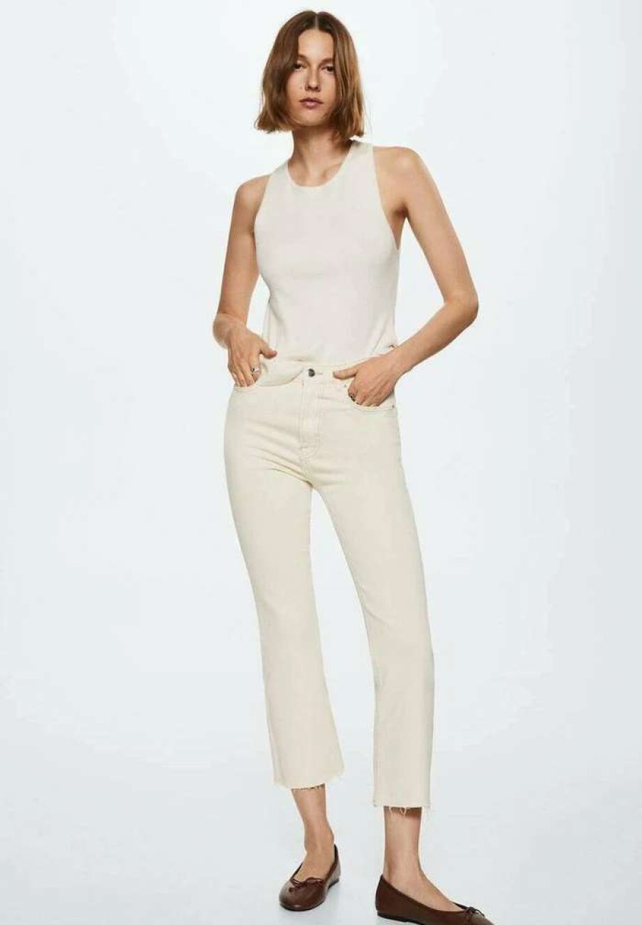 Clothing * | Mango Sienna Bootcut Jeans Off White