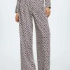 Clothing * | Mango Chun Trousers Bialy