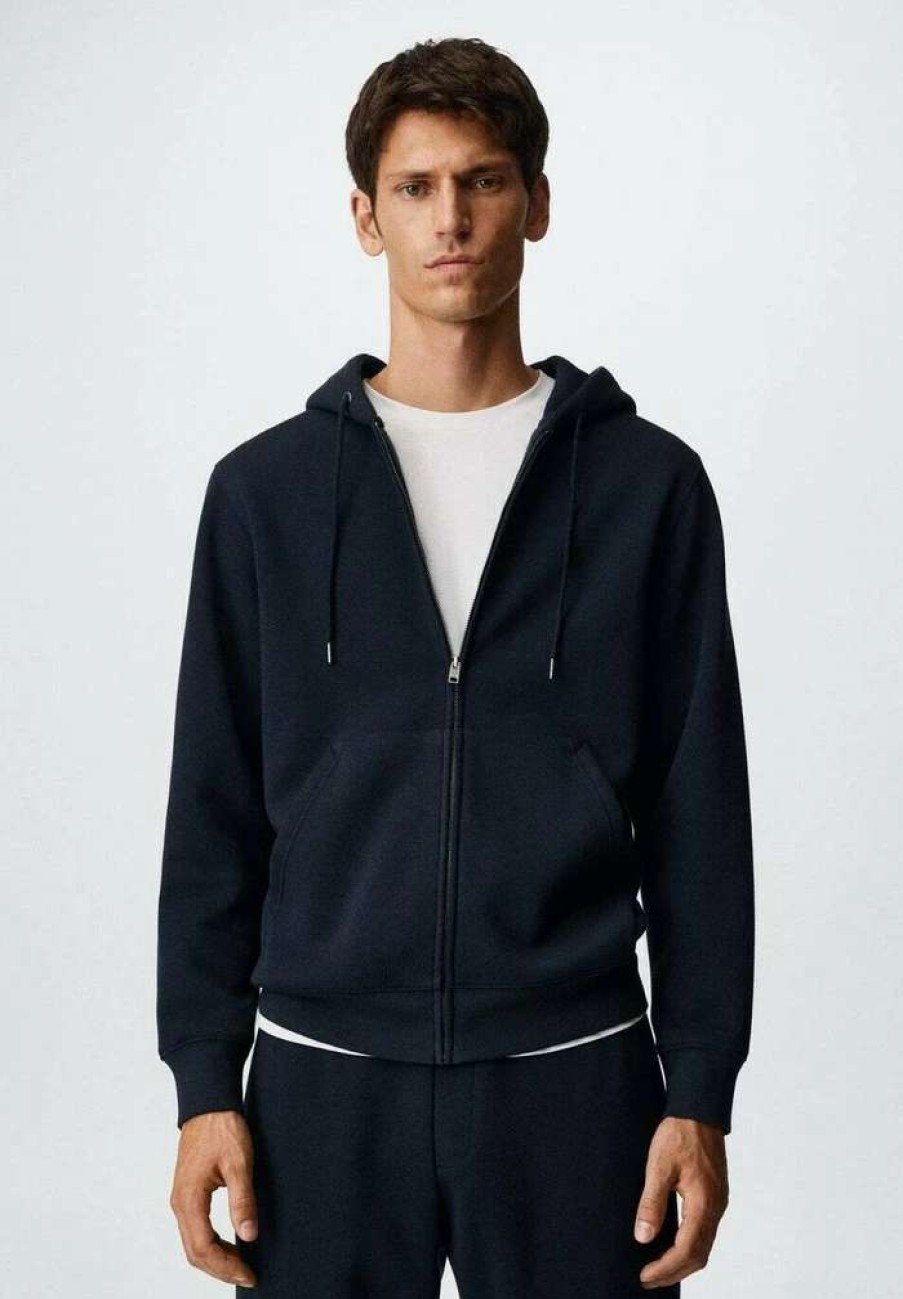 Clothing * | Mango Hoodie Bleu Marine