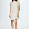 Clothing * | Mango Almond-H Day Dress Blanc