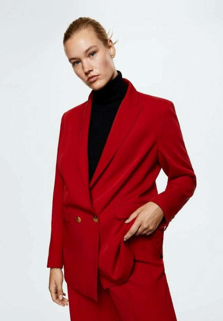 Clothing * | Mango Vermell Blazer Red