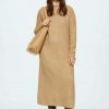 Clothing * | Mango Seeds Jumper Dress Marron Moyen