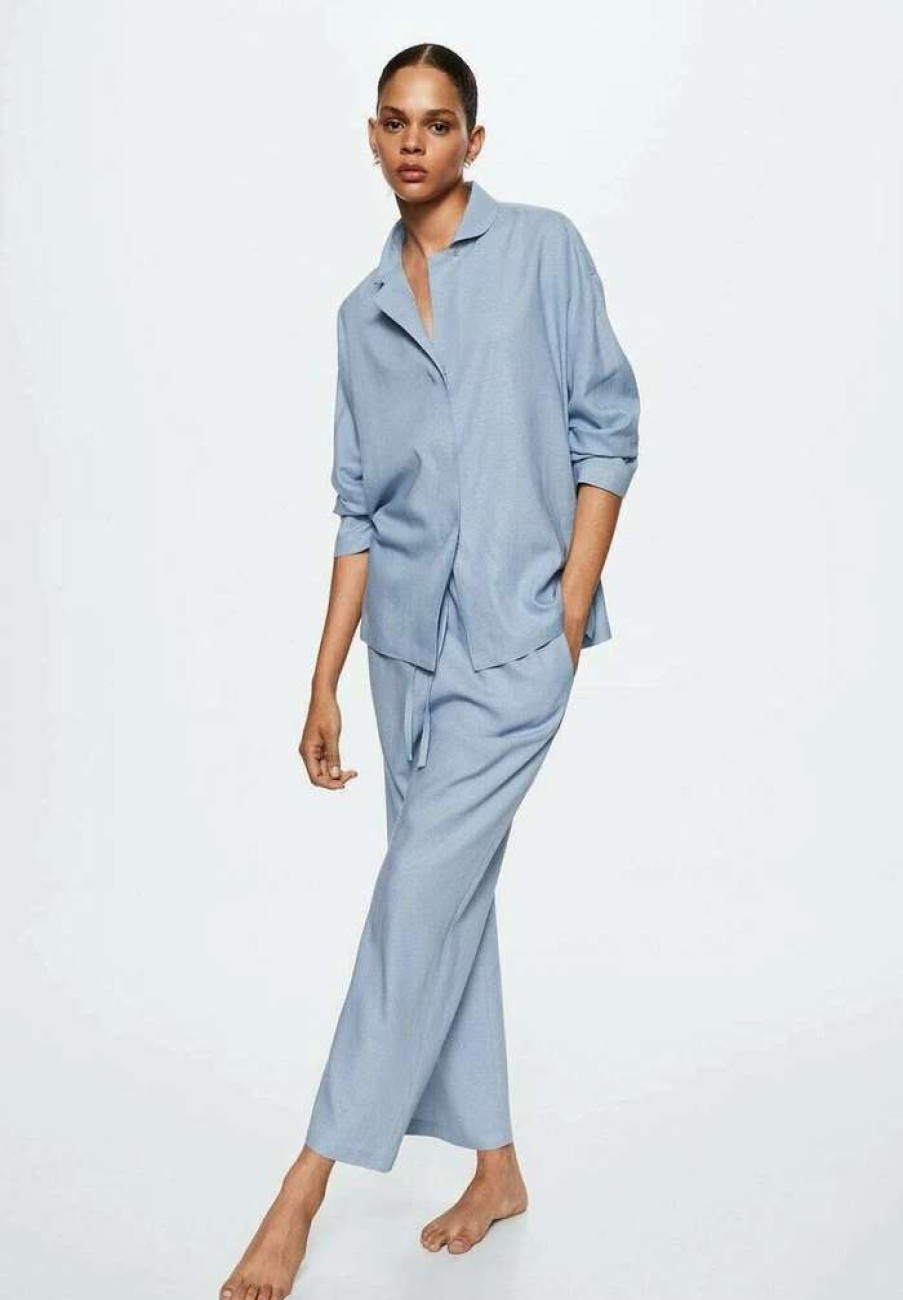 Nightwear * | Mango Garbi-I Pyjama Bottoms Bleu