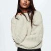 Clothing * | Mango Bolitas Jumper Sandfarvet