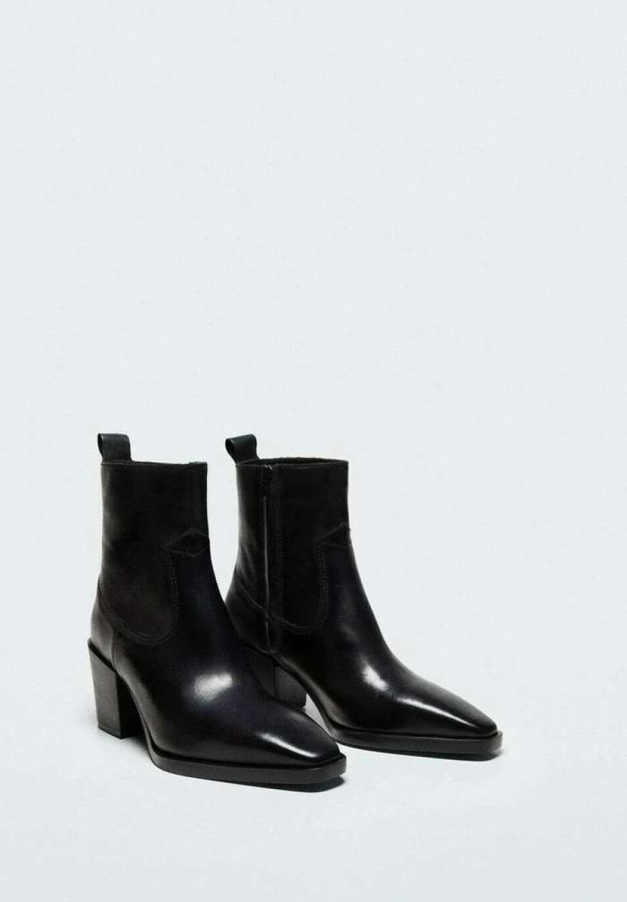 Shoe * | Mango Virgil Classic Ankle Boots Czarny