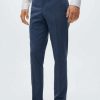 Clothing * | Mango Paulo Suit Trousers Inktblauw