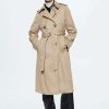 Clothing * | Mango Classic Trenchcoat Marrone Medio