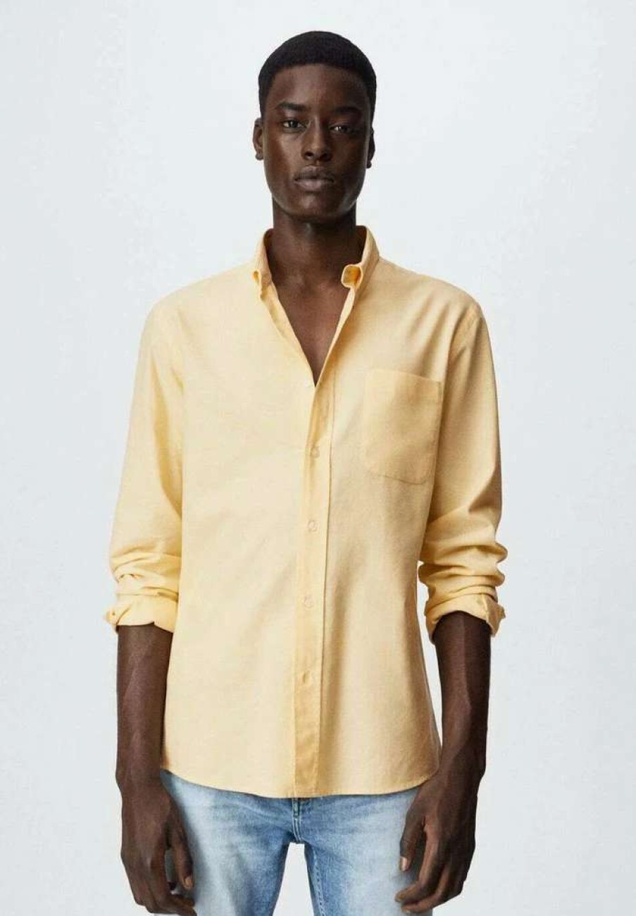 Clothing * | Mango Oxford Shirt Yellow