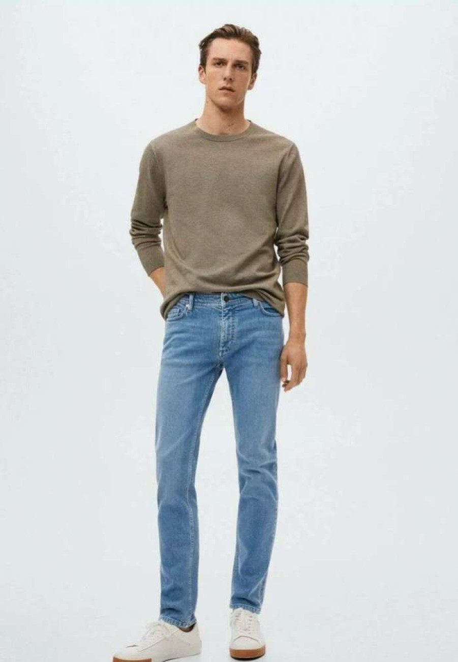 Clothing * | Mango Jan Straight Leg Jeans Mellembla