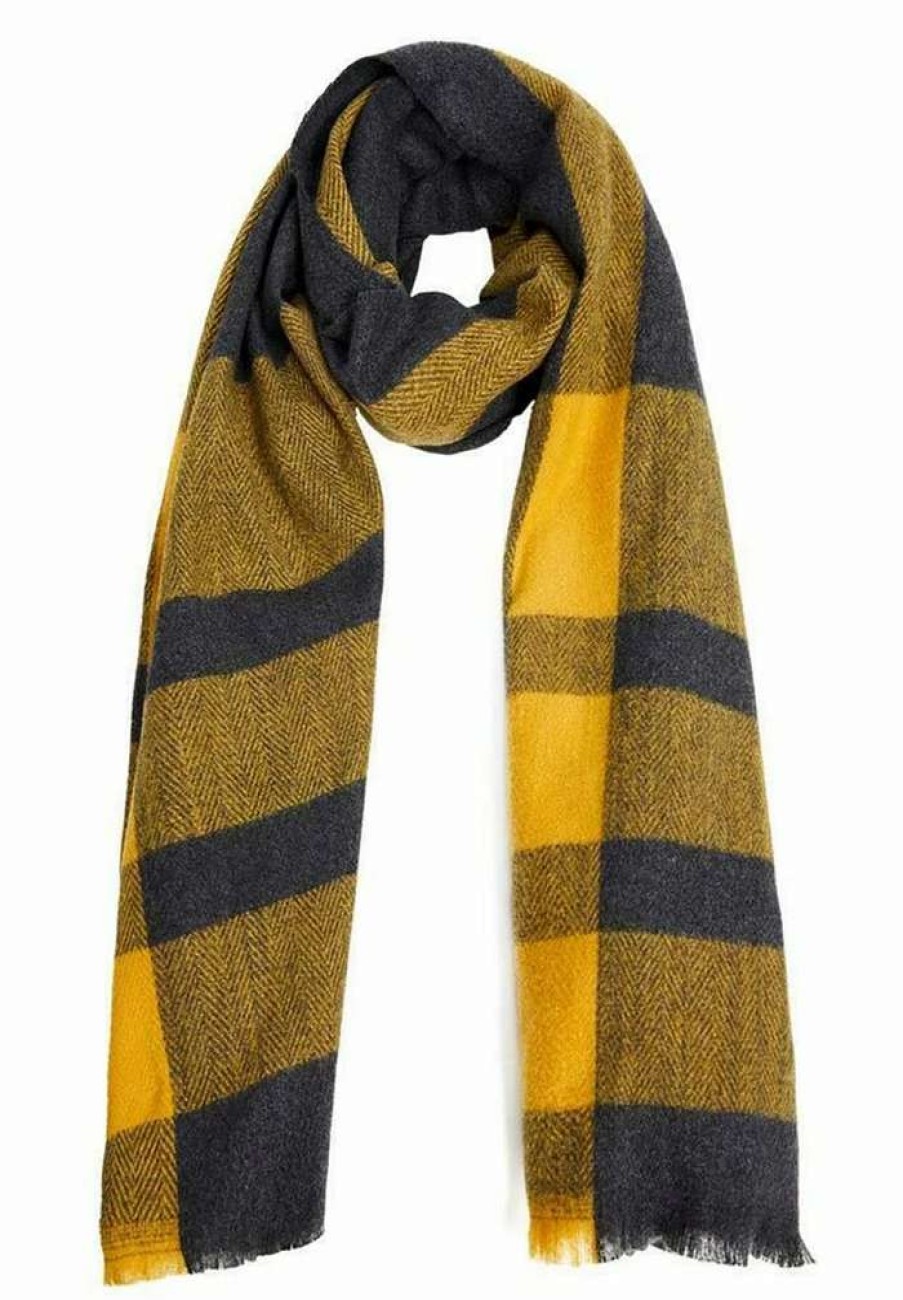 Accessoires * | Mango Derby Scarf Grijs