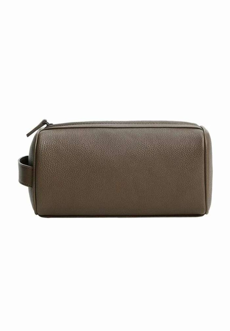 Accessoires * | Mango Holborn Wash Bag Kaki