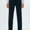 Clothing * | Mango Brasilia Trousers Dunkles Marineblau