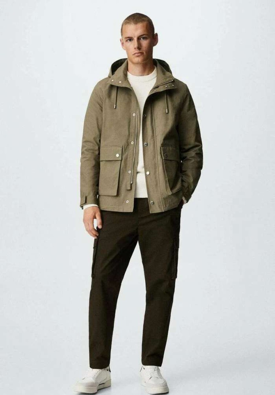 Clothing * | Mango Parka Kaki