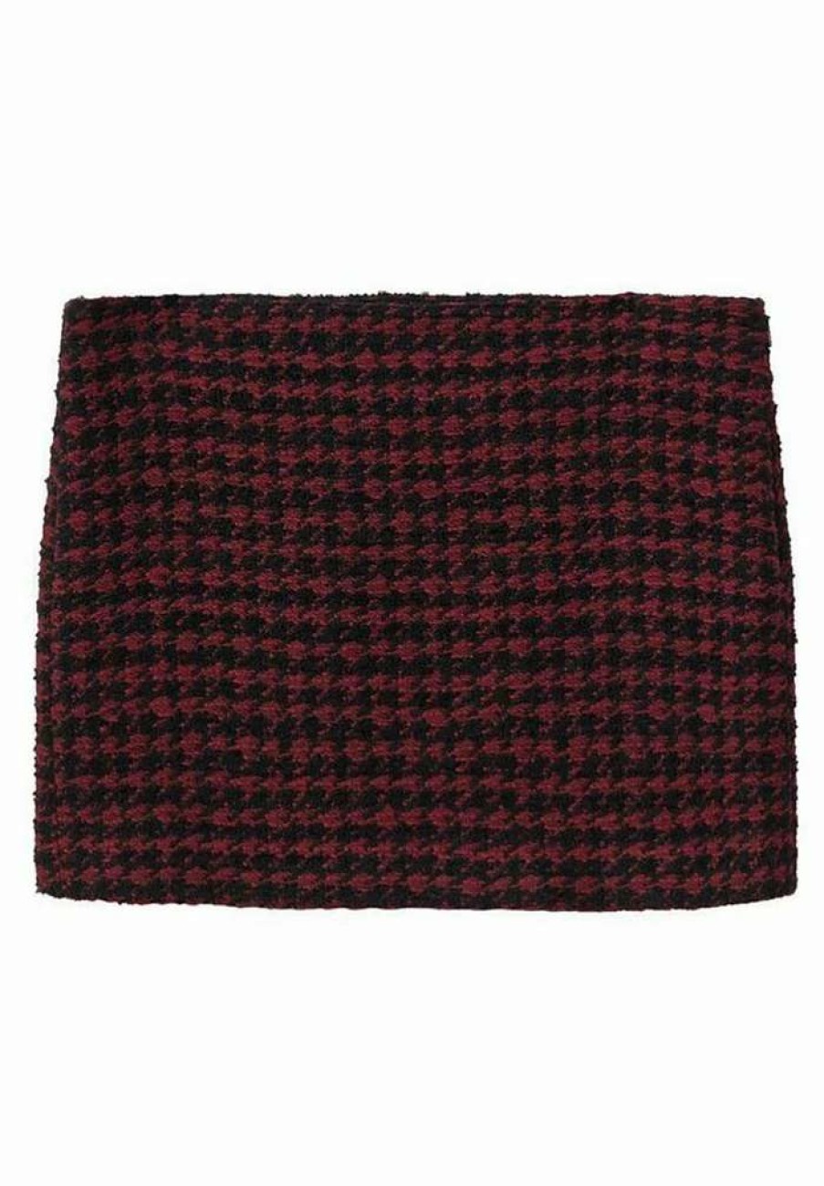 Clothing * | Mango Kat Mini Skirt Grenat